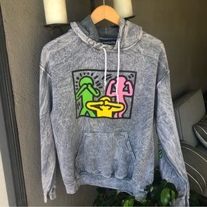 Keith Haring hoodie. Men’s size Small.